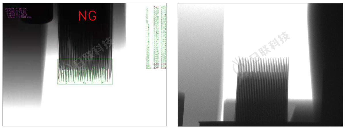 日联X-ray锂电池检测图